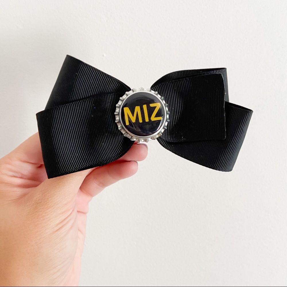 MIZZOU Bottlecap Ribbon Bow